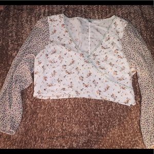 quilted crop top american eagle